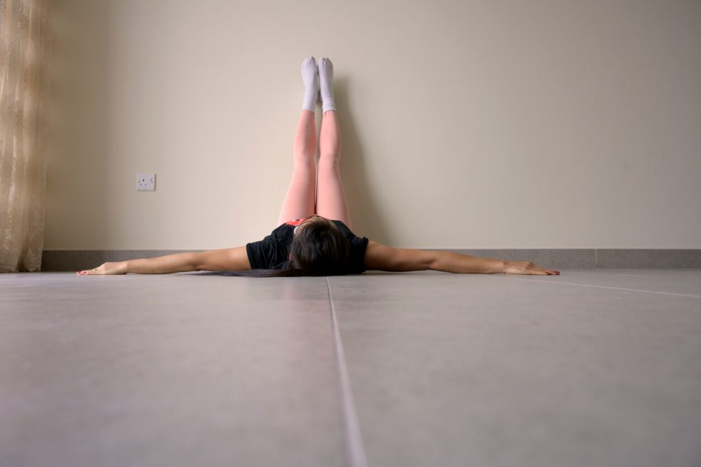 wall yoga exercises